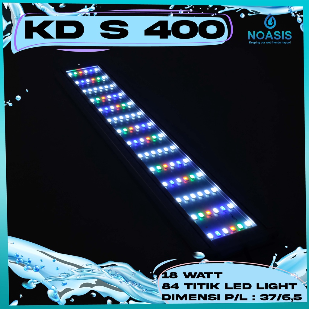 LAMPU LED KANDILA S400 S 400 18W AQUASCAPE AQUARIUM AKUARIUM S-SERIES