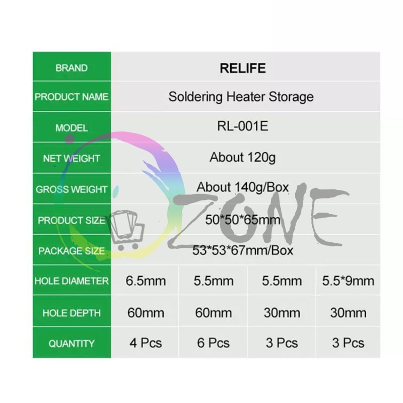 STORAGE HEATING SOLDER RELIFE RL-001E - SOLDERING HEATER