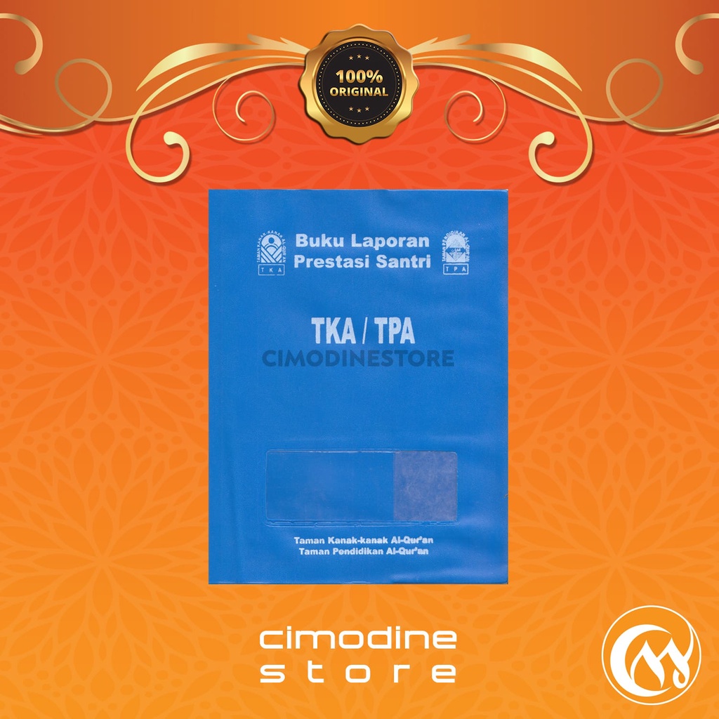 

Sampul Rapot TKA/TPA | Buku Laporan Prestasi Santri | Cover Biru | 16.5 x 21.5 cm