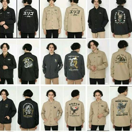 ♣ JAKET COACH ERIGO ERIGO APPAREL JACKET COACH MAMORU ➧