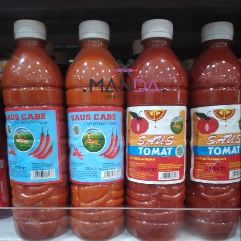 

Saos sambal saos tomat Cap Menjangan 600 ml