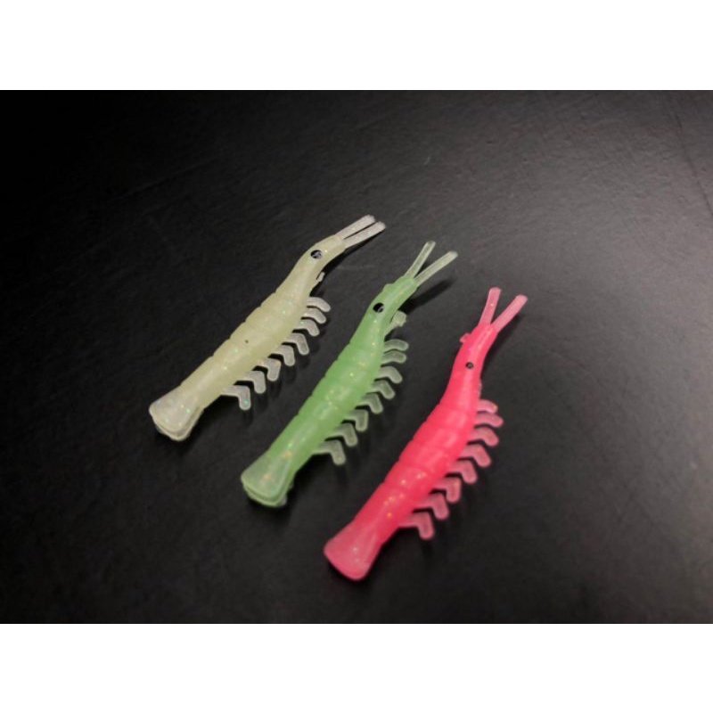Umpan Bentuk Udang GID 4 cm Softlure Casting Ultraligt fishing