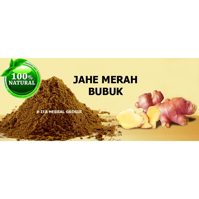 

Jahe Merah Bubuk Jamu Herbal Tradisional Tanaman Obat Asli