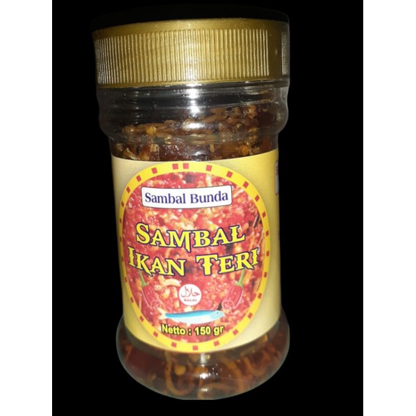 

sambal teri asin bunda 150gr