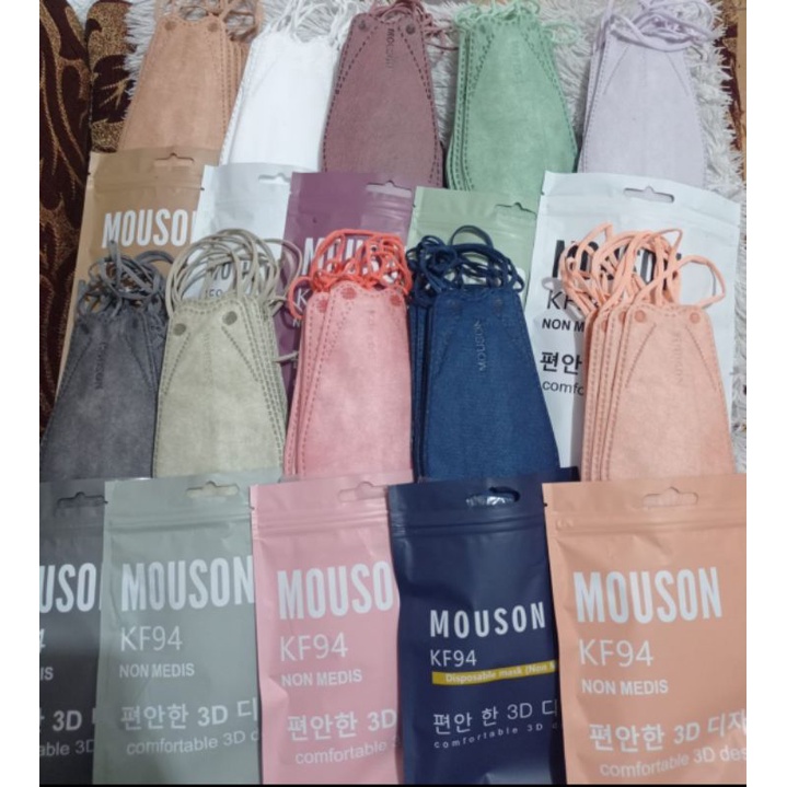 Masker KF94 4Ply EVO 3D Proctection Mouson isi 10Pcs I Masker KF94 Mouson