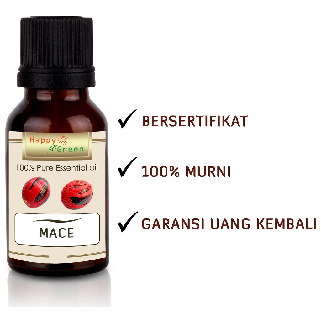 Happy Green Mace Essential Oil  - Minyak Fuli Selaput Pala