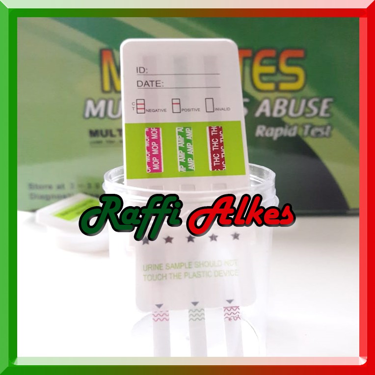 Monotes Drugs test Kit Rapid Narkoba Multidrug 3 Parameter Isi 25 Strip