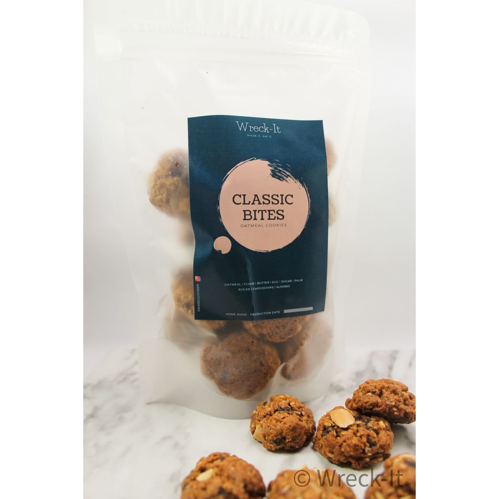 

Oatmeal Cookies: Classic Bites 150gr