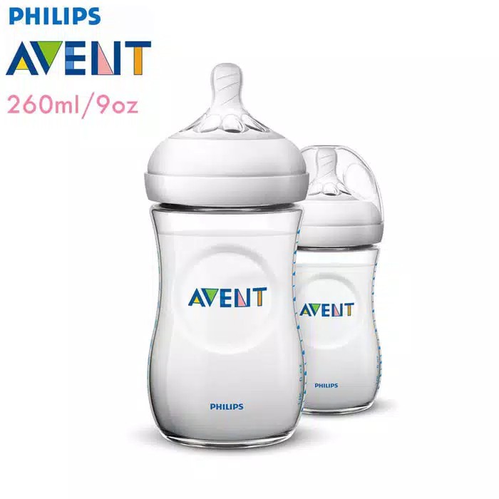 Philips Avent Botol Susu Natural Twin Pack 260ml (isi 2)