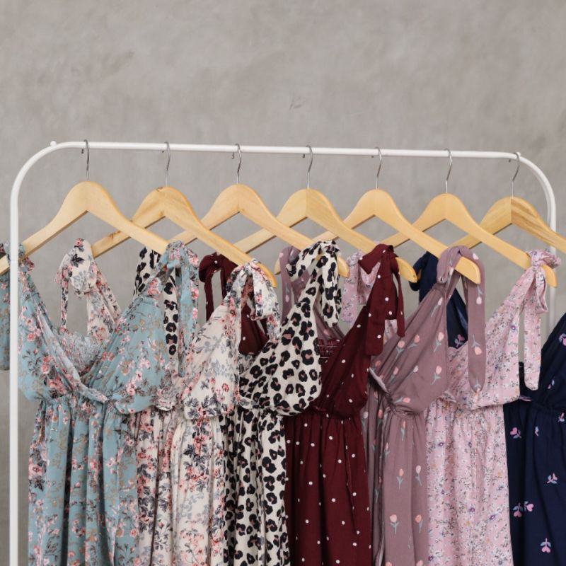 RumahdasterVN Haura Dress Daster Sexy Tali Kekinian Busui