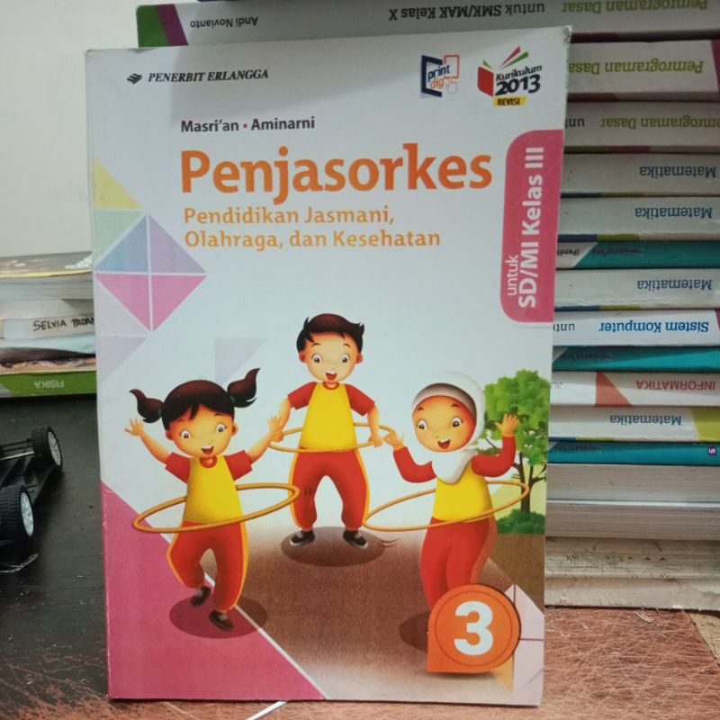 buku penjasorkes SD/Mi kelas 3 penerbit Erlangga
