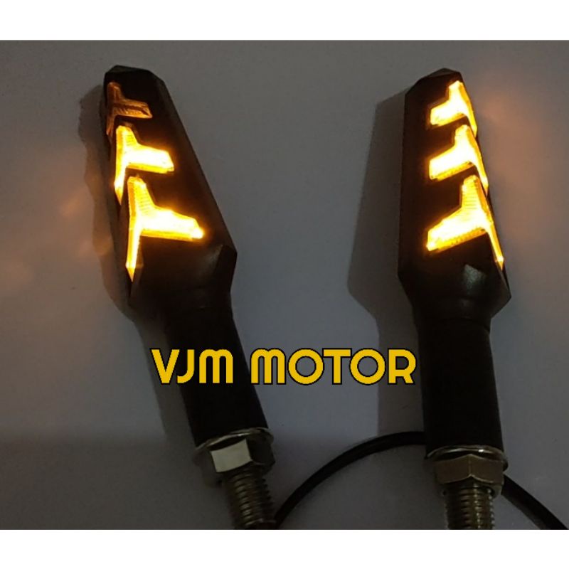 Lampu sen Vixion model Lamborghini Vario 125 Vario 150 ADV MX king Dll