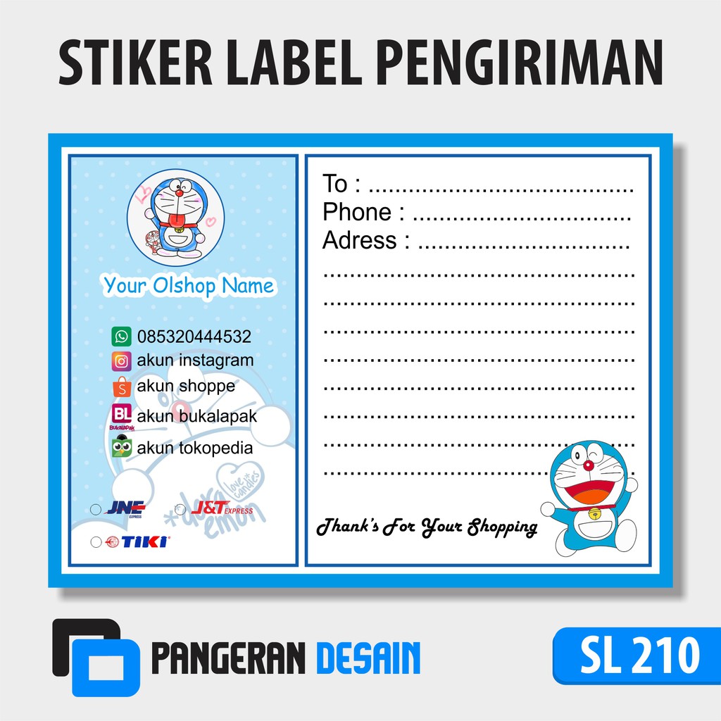 

Stiker Alamat Pengiriman Custom - Stiker Label - Stiker Pengiriman Stiker Label Online Shop Baru