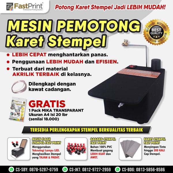 

terbatas Mesin Alat Pemotong Potong Busa Karet Stempel Flash Limited