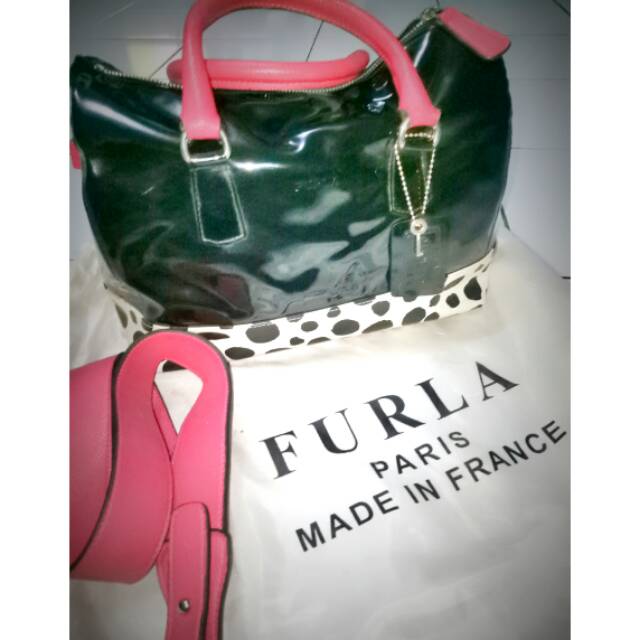 Tas FURLA candy Dalmation Preloved