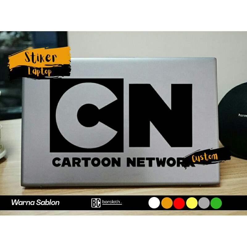 STIlKER CARTOON NETWORK UKURAN LAPTOP | STICKER CUSTOM ANIME BAND LOGO DLL