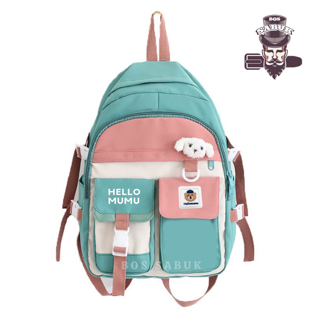 Tas Sekolah Korean Style Tas Ransel Wanita Backpack Korea Fashion Tas Wanita  -BS184-2