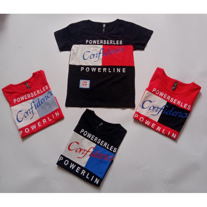 GROSIR SERI 4PC KAOS T-SHINT ATASAN (SERI ANAK HEBAT) IMPORT FASHION ANAK