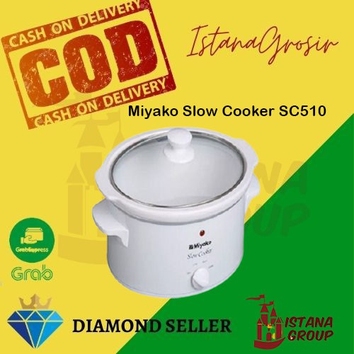 Miyako Slow Cooker SC510 Pemasak Lambat SC 510 - White