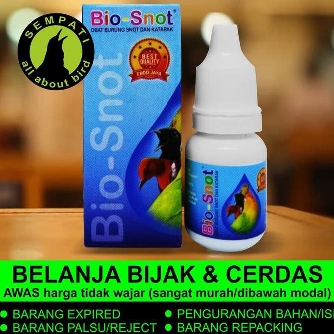 Ready...Ready...Ready...] Bio Snot Ebod Jaya Obat Burung Sakit Mata Katarak Berlendir Bengkak