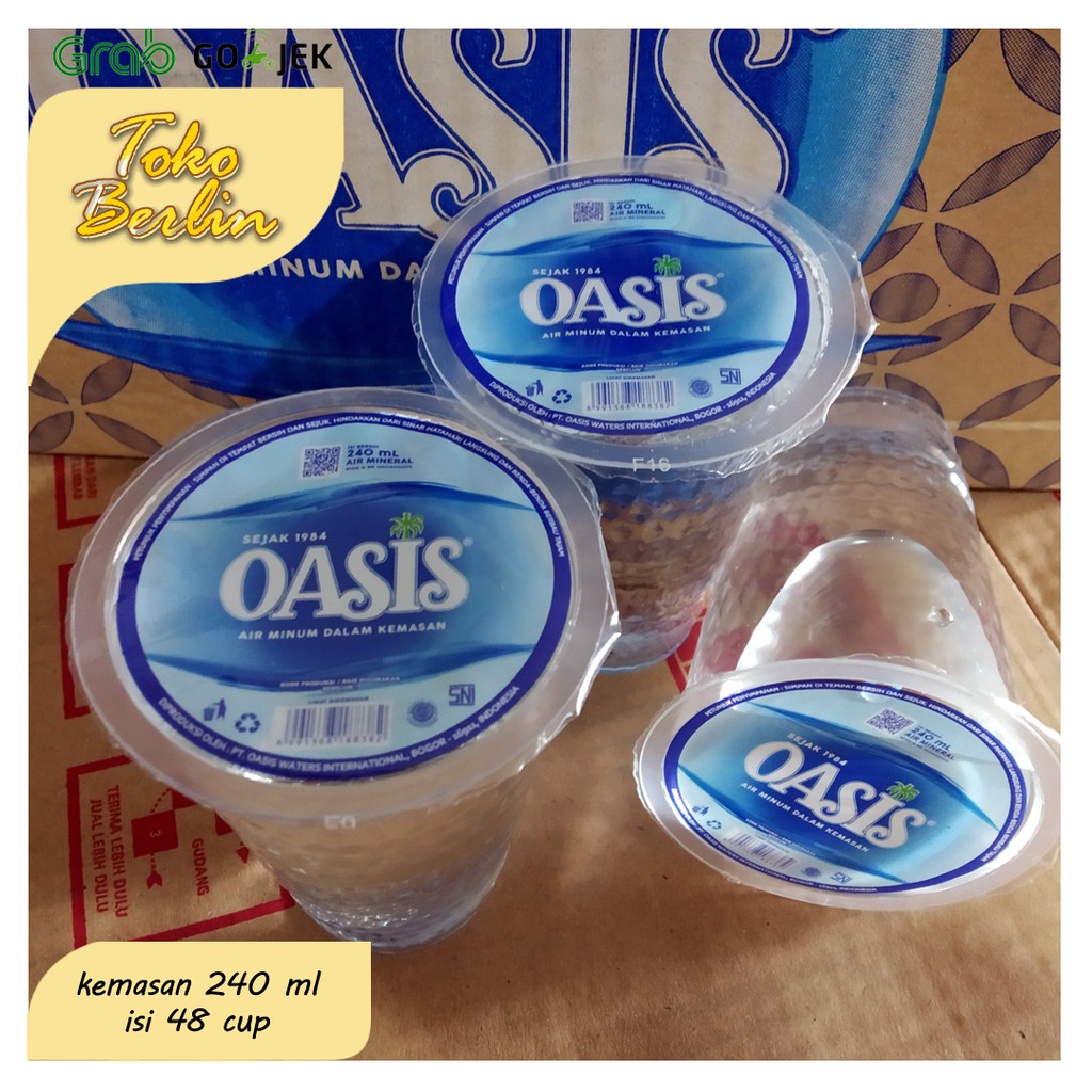 Jual Oasis 240 Ml Isi 48 Pcs Air Minum Mineral Shopee Indonesia 2247