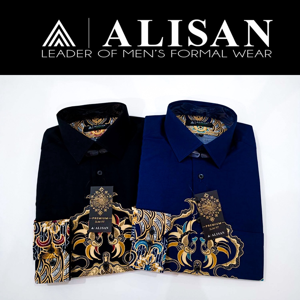 Kemeja ALISAN Batik SLIM Fit Lengan Panjang ( Premium 20005 )