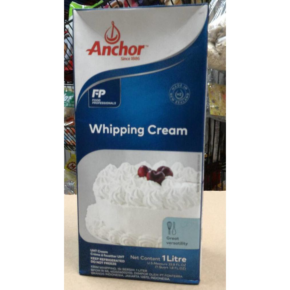 

ENAK Anchor Whipping Cream 1 ltr (whipped cream 1 ltr) TERLEZAT