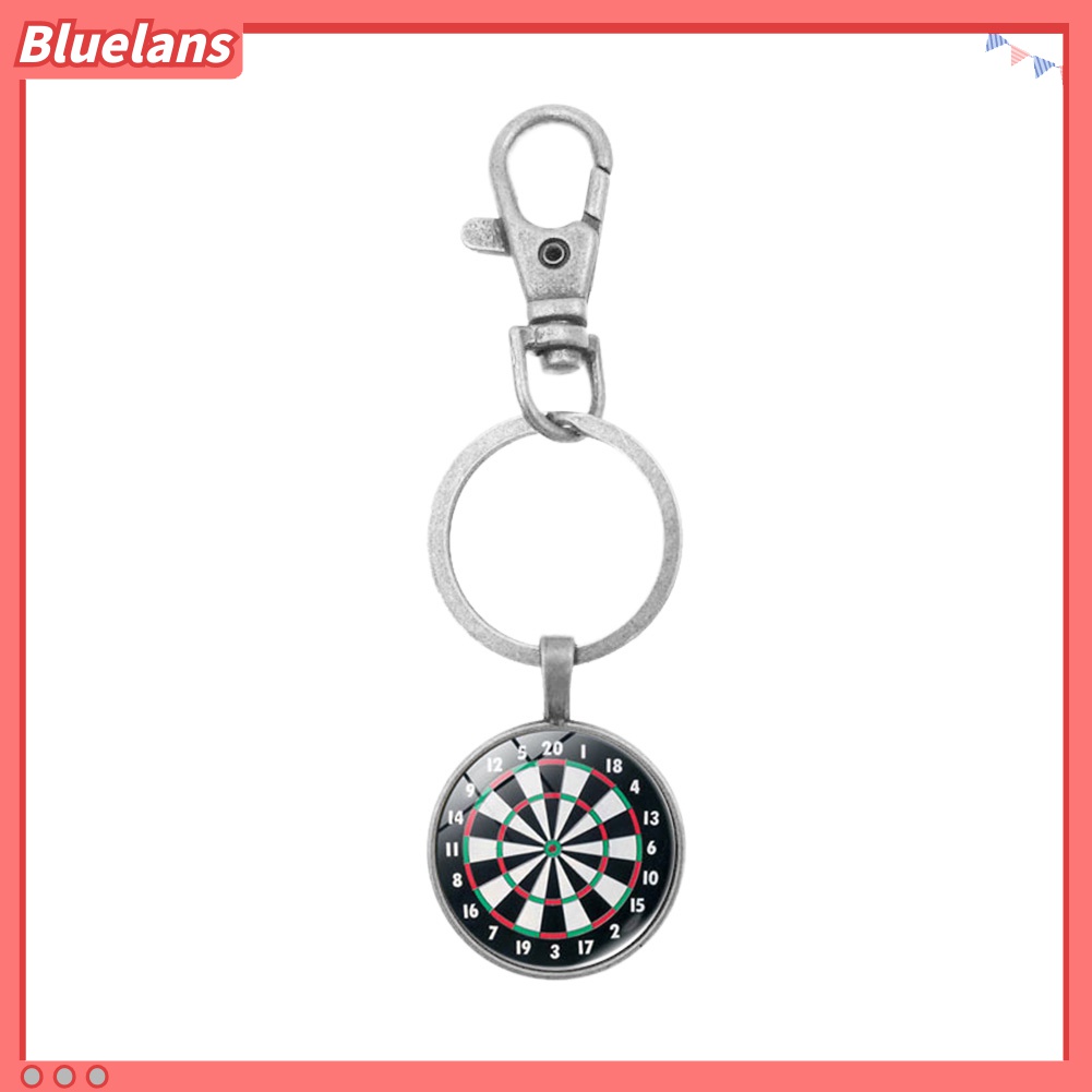 Gantungan Kunci Bentuk Dart Board Gaya Vintage Untuk Unisex