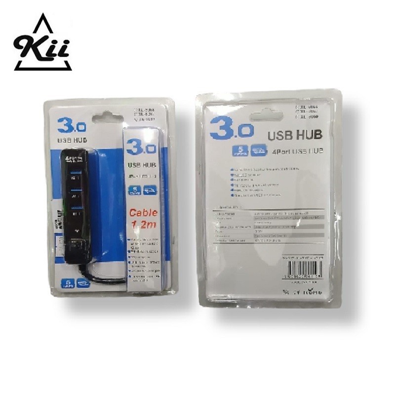 3.0 USB HUB 4 Port 1 Switch On Off - USB HUB Parallel 4 Lubang USB