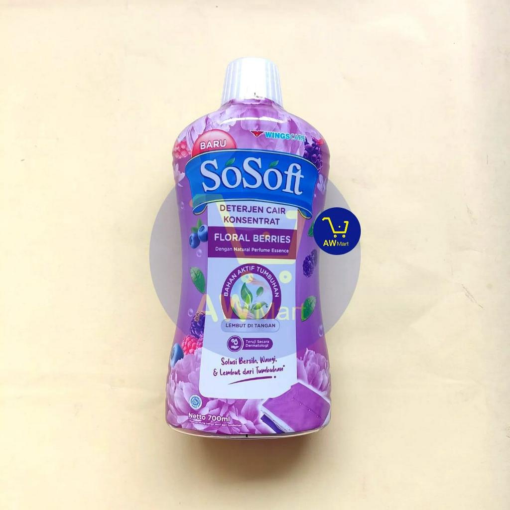 DETERGEN CAIR KONSENTRAT SO SOFT BOTOL 700ML - ALL VARIAN