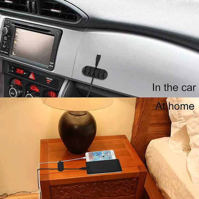 perapih kabel 5 lubang 5 hole cable organizer karet holder kabel casan 5 lubang klip kabel silikon gantungan kabel casan earphone kabel data