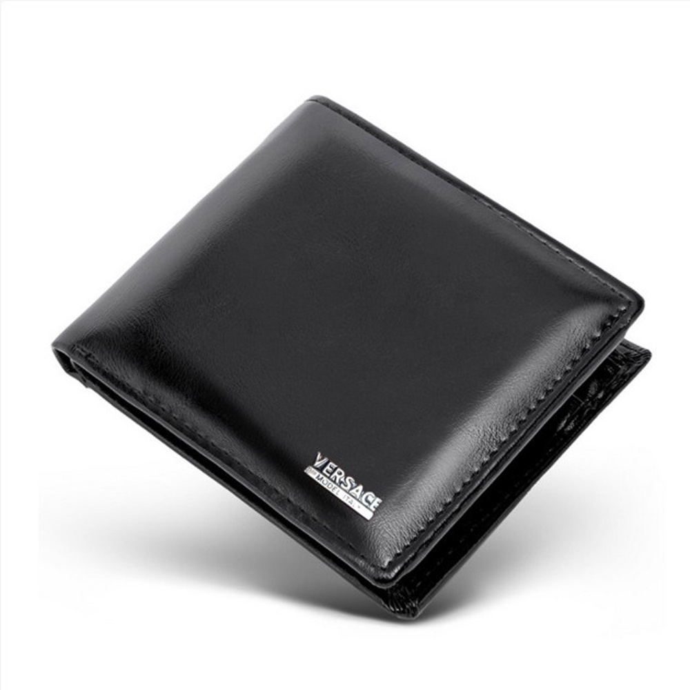 SHOPEE 6.6 SUPER SALE!! Dompet Kulit VS-90 Dompet  Pendek Pria Bahan Kulit Men Wallet Casual Terbaru Dompet Kulit Pria + Bonus Box