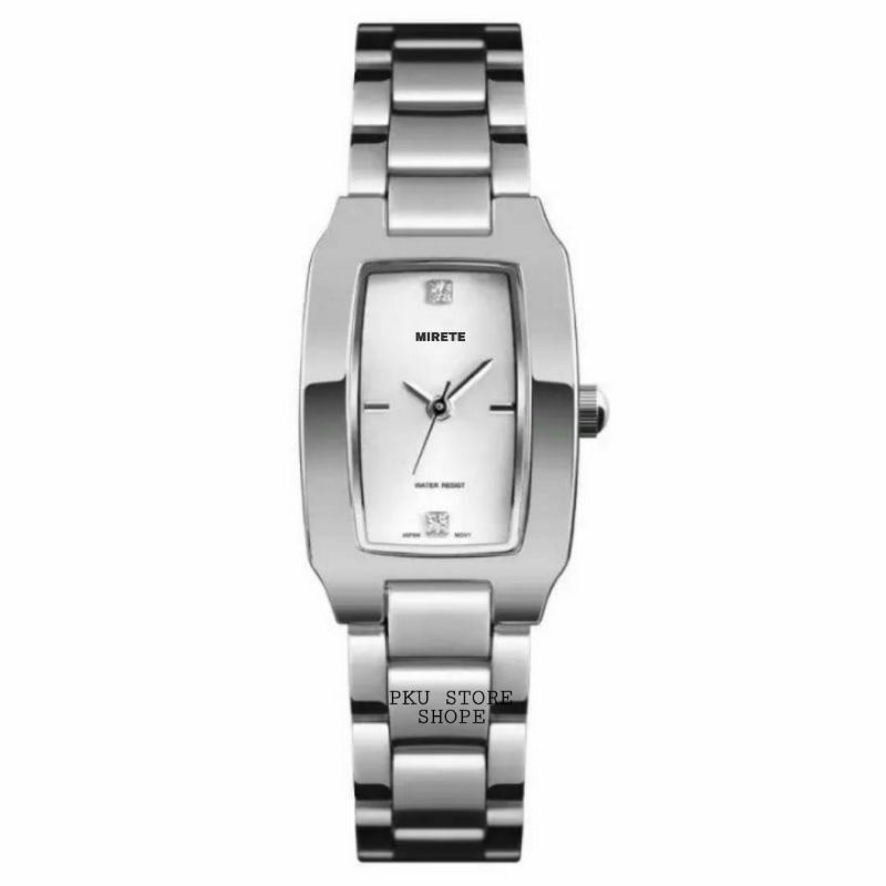 JAM TANGAN WANITA RANTAI STAINLIS STELL MODEL TERBARU SIMPLE ELEGAN_JAM TANGAN KASUAL WANITA COD