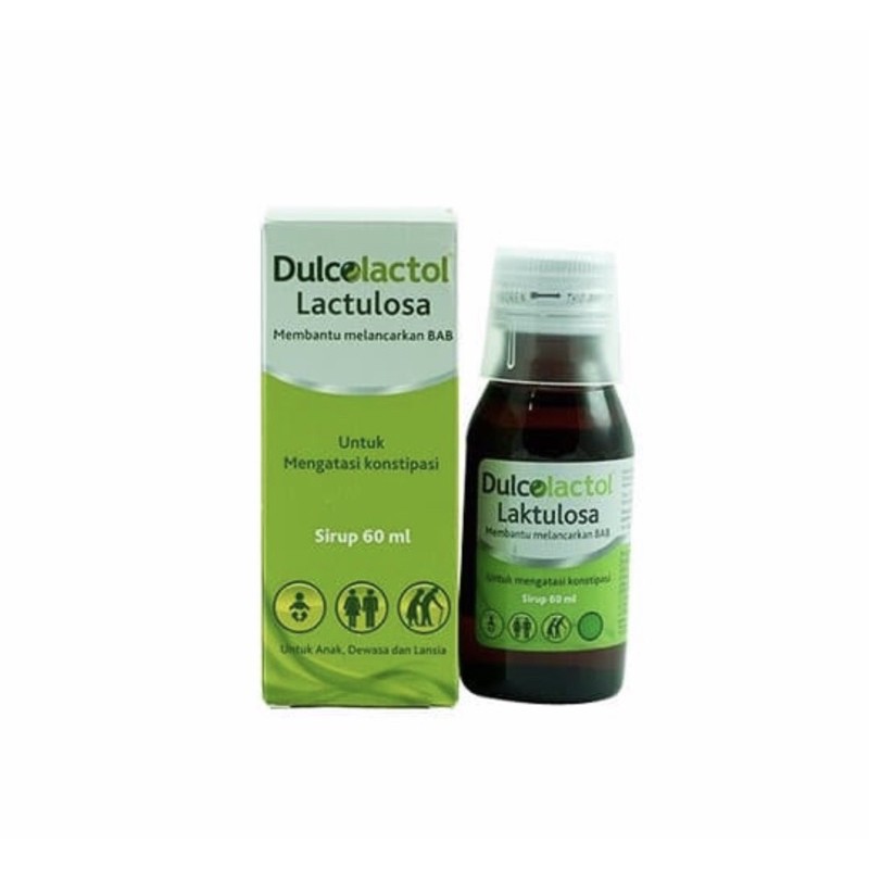 Dulcolactol sirup 60 ml ( membantu melancarkan buang air besar )