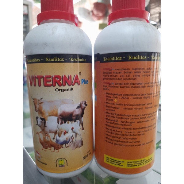 

VITERNA ORGANIK 500cc VITAMIN TERNAK&IKAN ASLIORIGINAL NASA