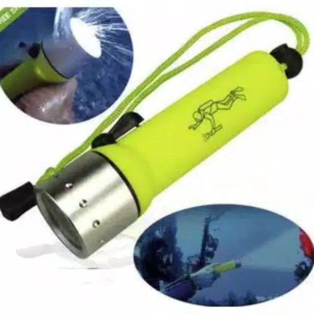 Senter selam - diving - renang / Senter waterproof / Lampu outdoor waterproof / kemping