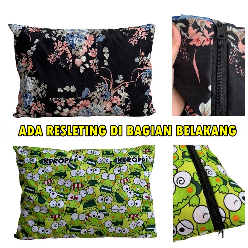 Sarung Bantal Murah 40x60 Resleting / Sarung Bantal Murah