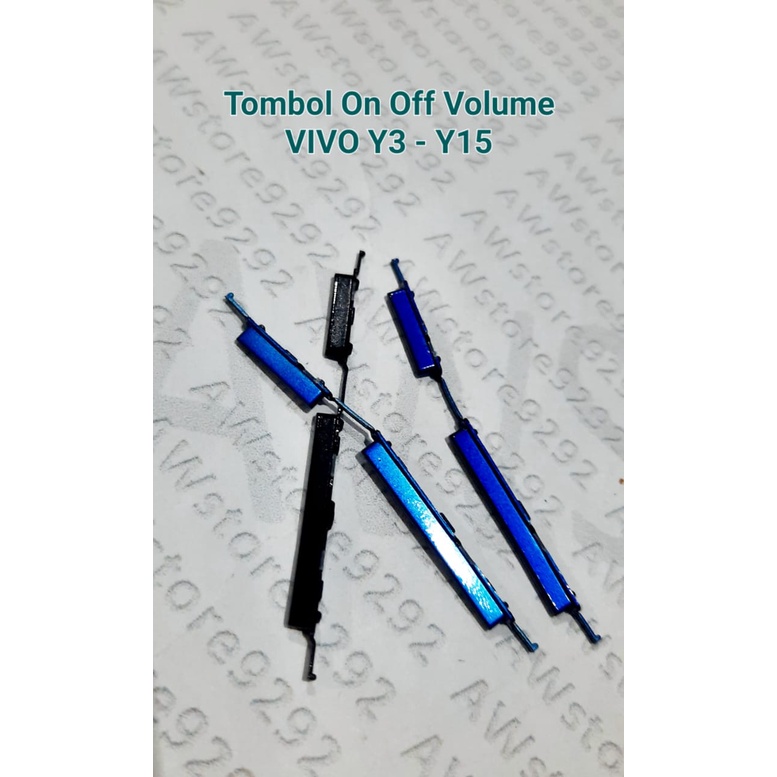 Tombol power on off dan volume luar VIVO Y15 / Y3