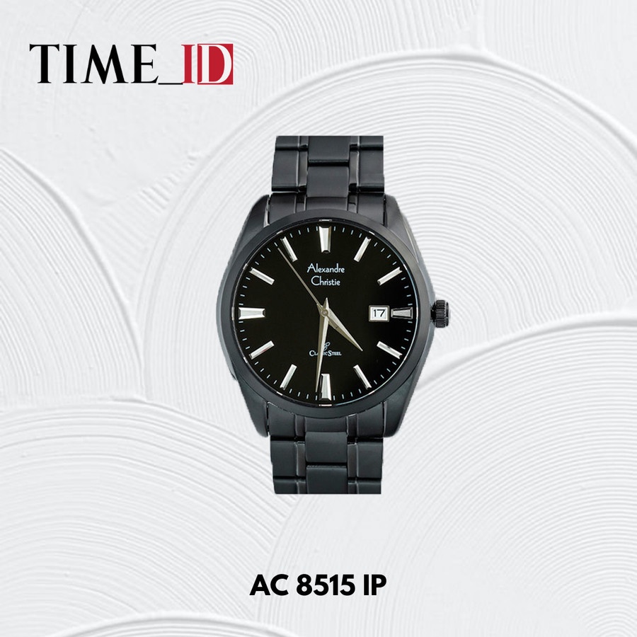 Jam Tangan Alexandre Christie AC 8515 Black Pria