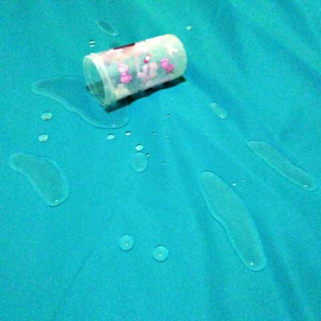 Sprei waterproof karet 160x200x30 bahan talas