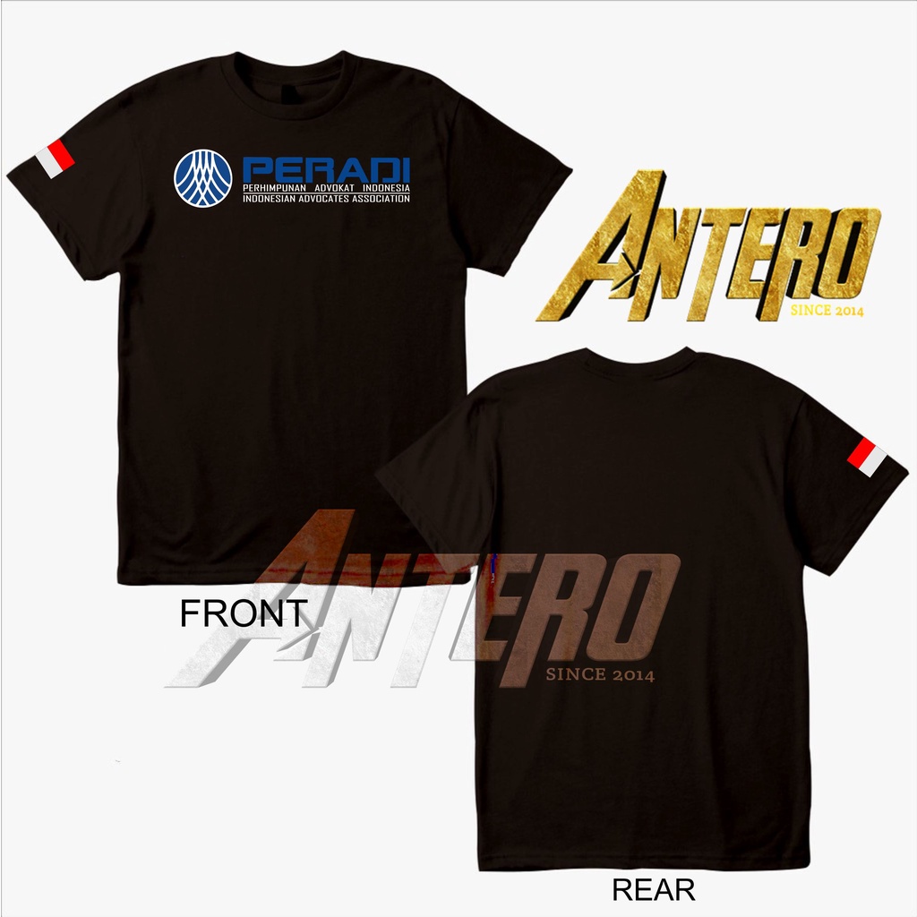 Kaos distro PERADI perhimpunan advokat dewasa dan anak