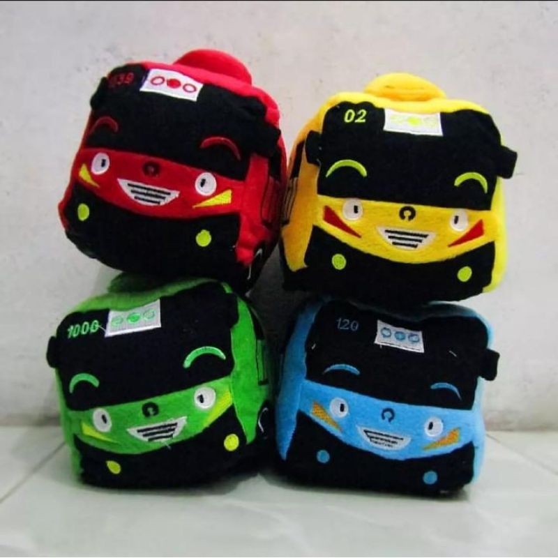 Boneka Bus TAYO Size L panjang 35cm 1kg muat 4pcs