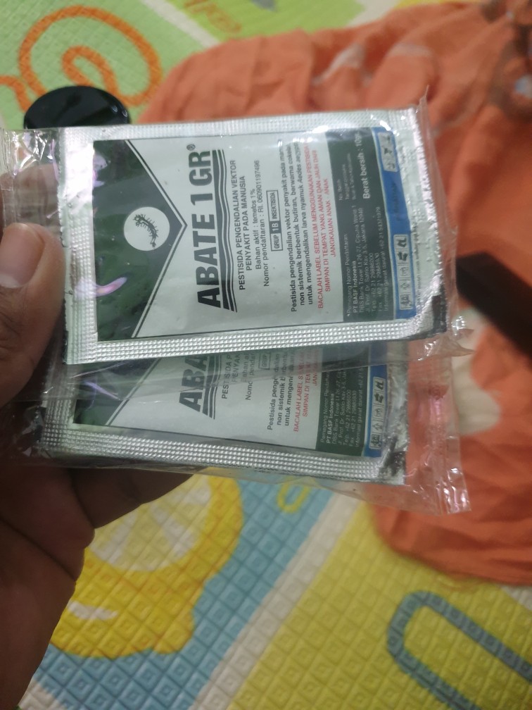 Obat Jentik Jentik Abate 10 Gram 1gr Pembasmi Basmi Uget Uget Jumantik Nyamuk Dbd Ampuh Terlaris