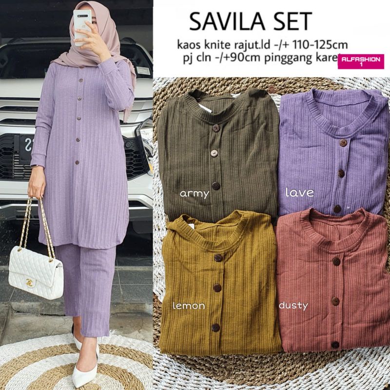 Savila Set  by Al Fashion [READY]