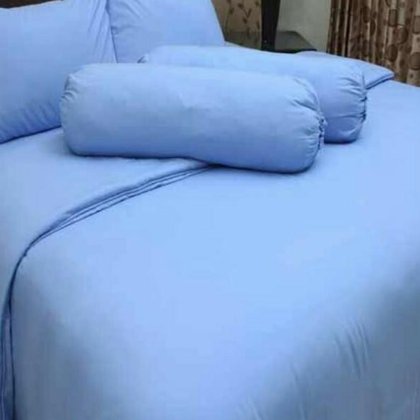 ✥ SPREI POLOS ROSEWELL BIRU MUDA 100X200 CM ◊