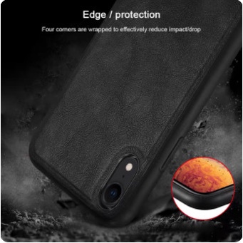 IPhone XR Sulada Leather Protective Case Soft Case