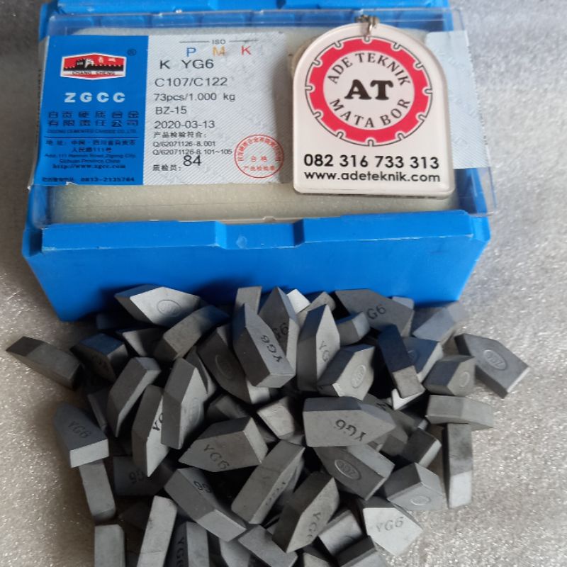 Betel Widia C122 Mata Widia YG6. Widia carbide segitiga,Mata Bor Sumur khusus batuan keras