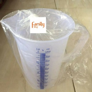 Spesial Gelas Takaran Air 1000 ml Gelas Ukur Plastik  