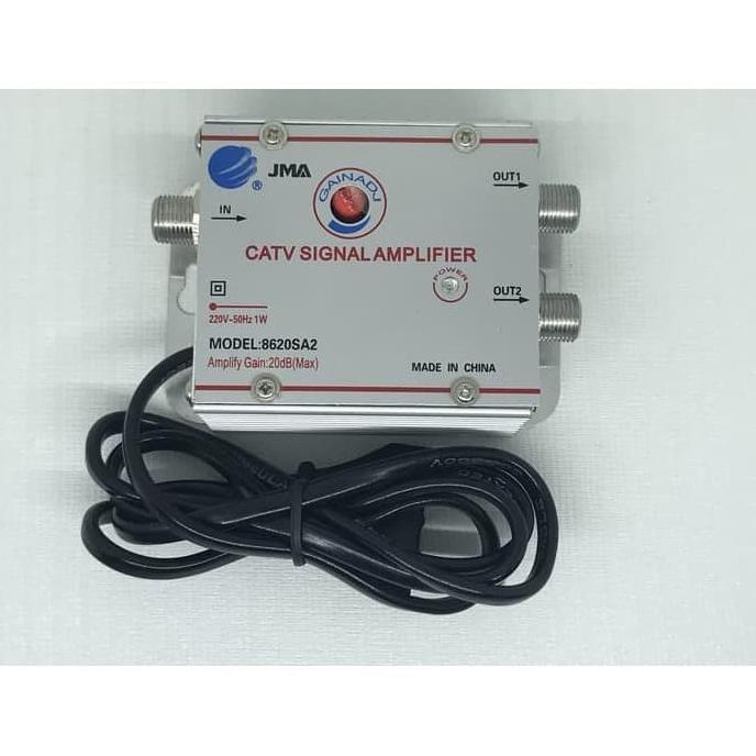 CATV Signal Amplifier JMA 2 Way Penguat Sinyal TV Original