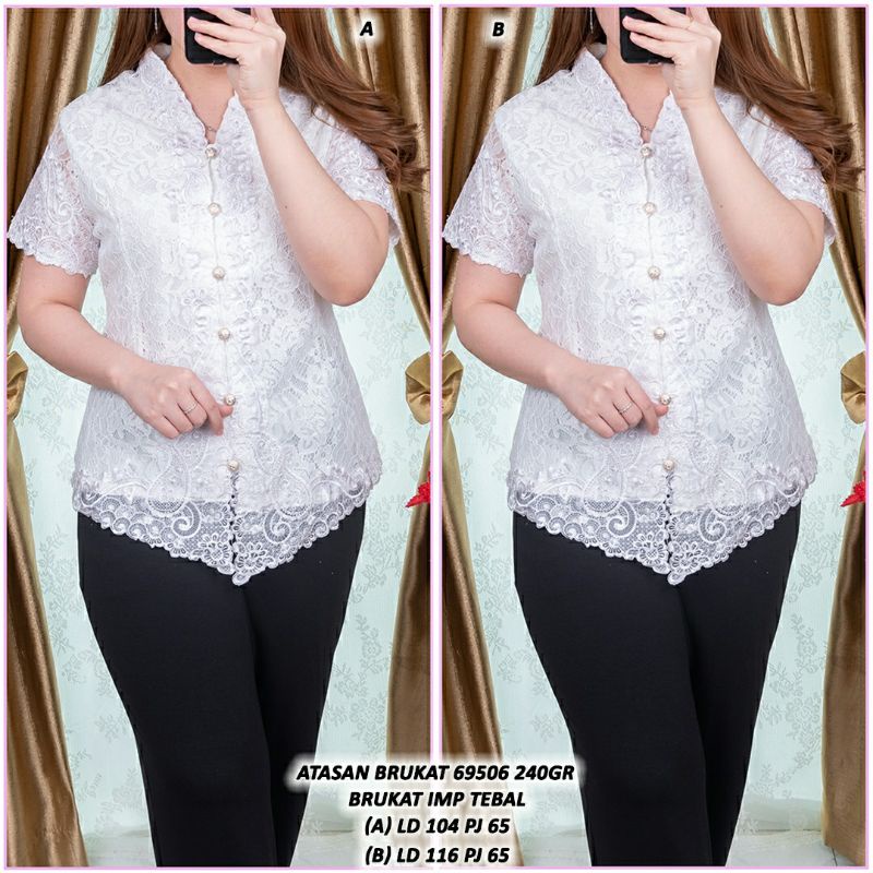 Atasan brukat wanita/Atasan wanita